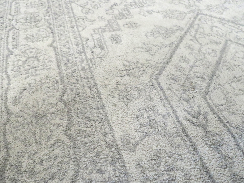 Contemporary Persian Heriz Inspired Turkish Accent Carpet, No.30260 - Gsblank