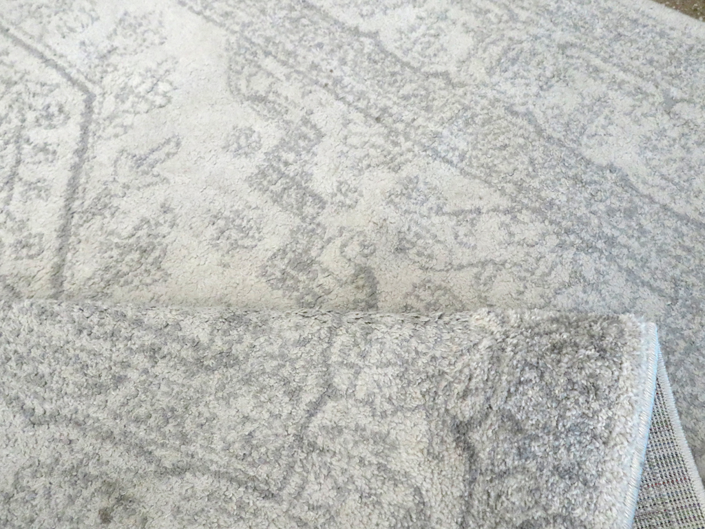 Contemporary Persian Heriz Inspired Turkish Accent Carpet, No.30260 - Gsblank