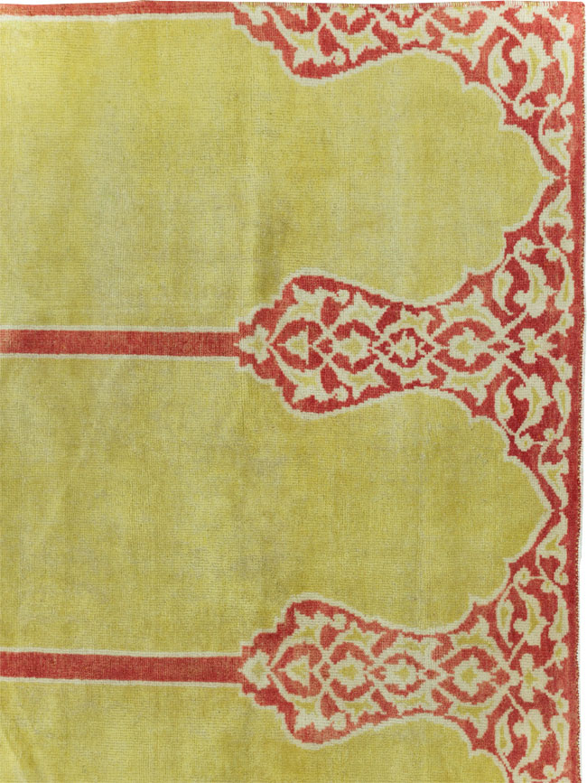 Vintage Turkish Anatolian Small Square Room Size Carpet, No.30266 - Gsblank