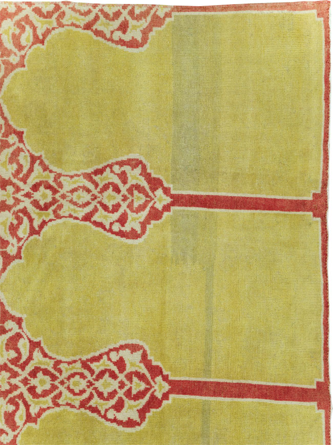 Vintage Turkish Anatolian Small Square Room Size Carpet, No.30266 - Gsblank