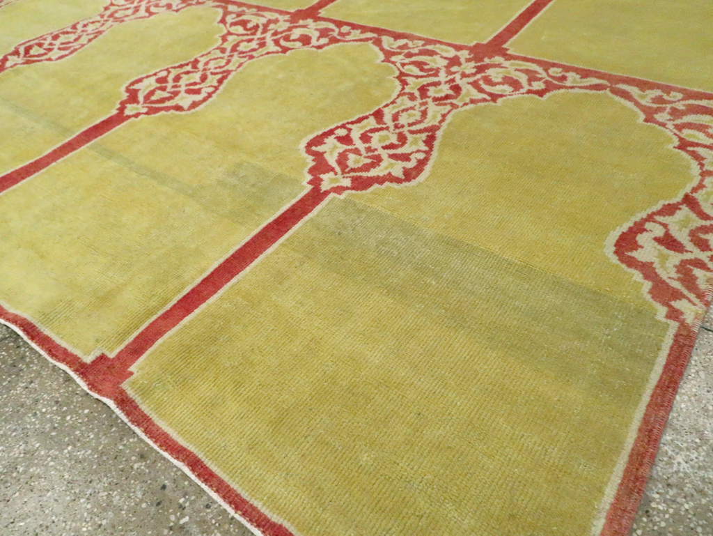 Vintage Turkish Anatolian Small Square Room Size Carpet, No.30266 - Gsblank