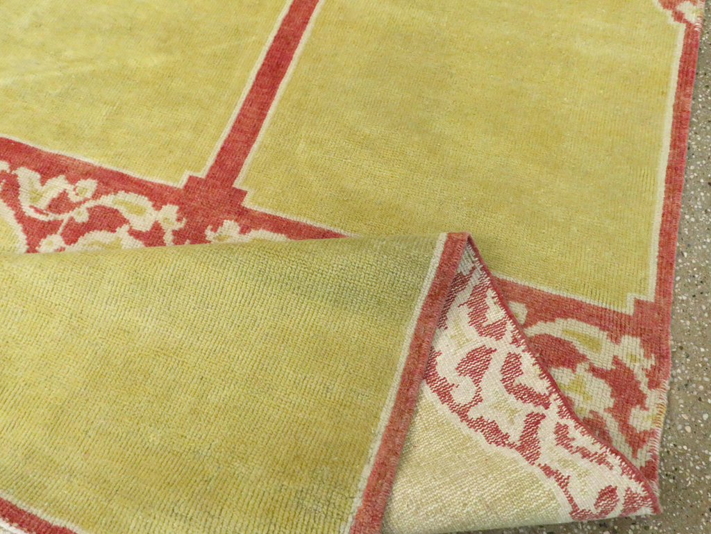 Vintage Turkish Anatolian Small Square Room Size Carpet, No.30266 - Gsblank