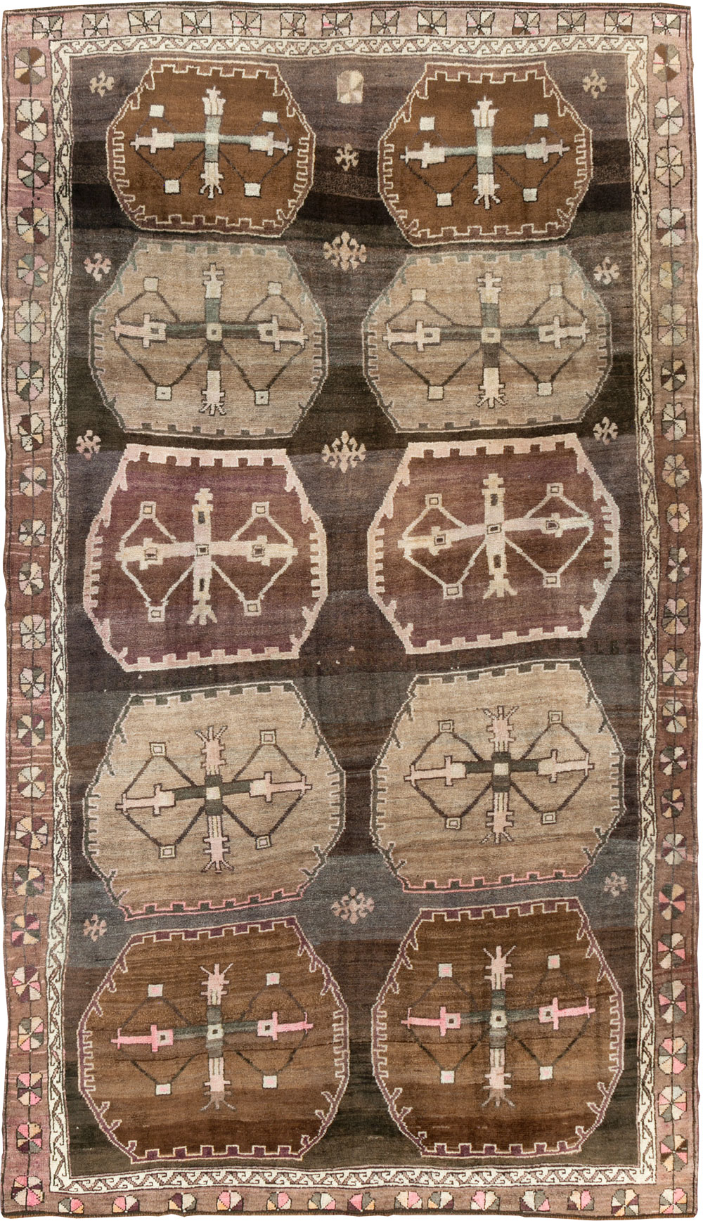 Vintage Turkish Anatolian Room Size Carpet, No.30278 - Gsblank
