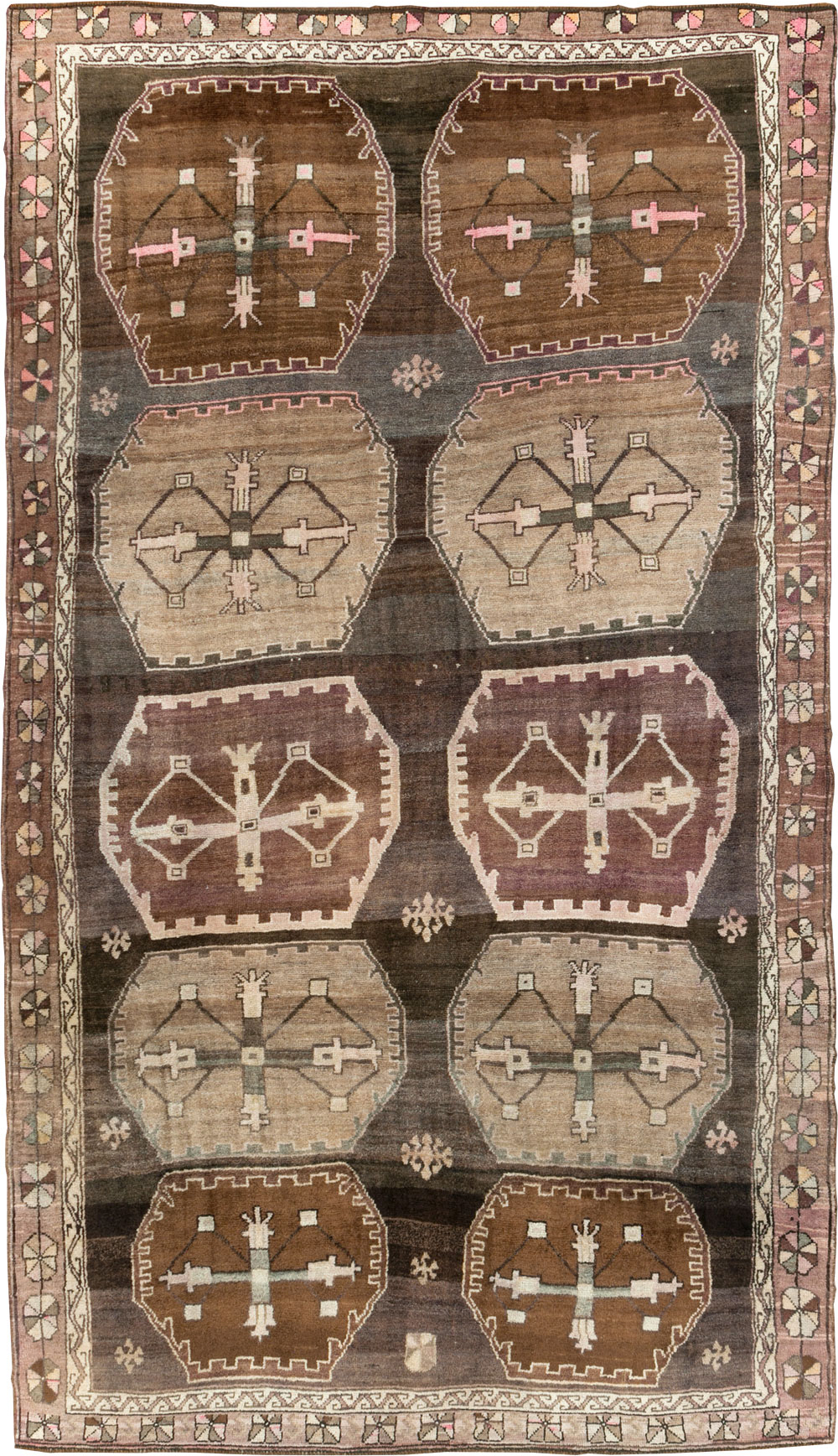 Vintage Turkish Anatolian Room Size Carpet, No.30278 - Gsblank