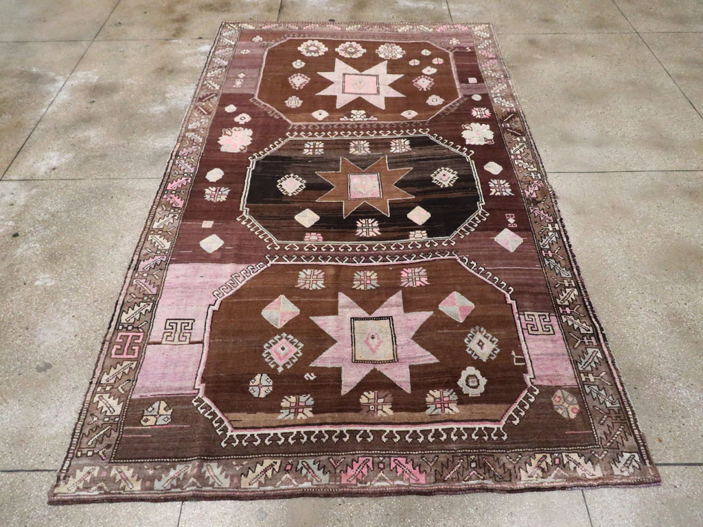 Vintage Turkish Anatolian Room Size Carpet, No.30281 - Gsblank