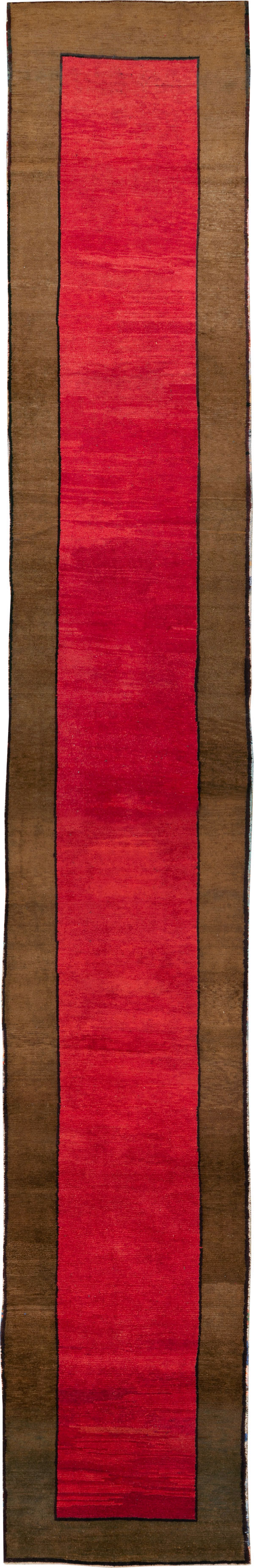 Vintage Turkish Anatolian Wide Gallery Runner, No.30286 - Gsblank