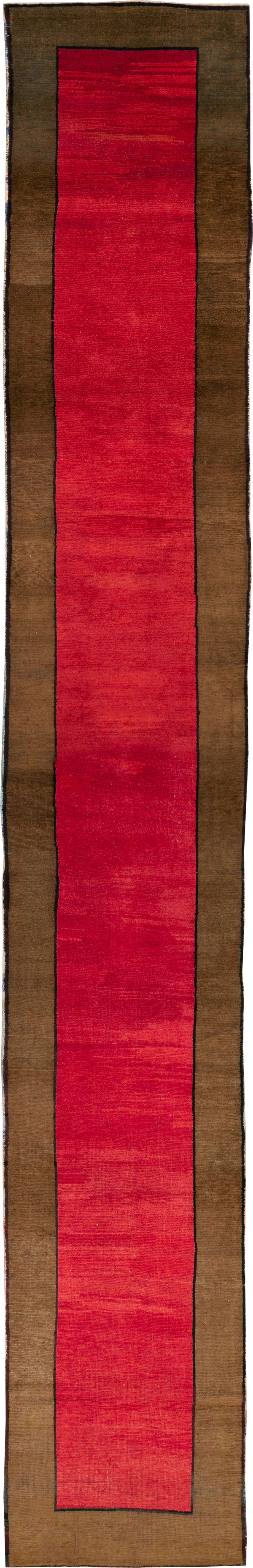 Vintage Turkish Anatolian Wide Gallery Runner, No.30286 - Gsblank