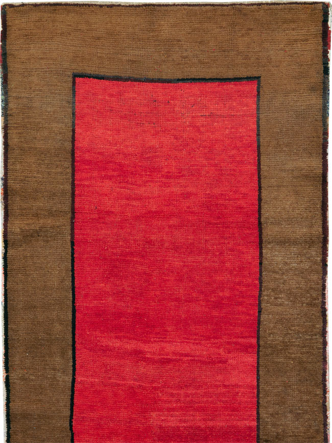 Vintage Turkish Anatolian Wide Gallery Runner, No.30286 - Gsblank