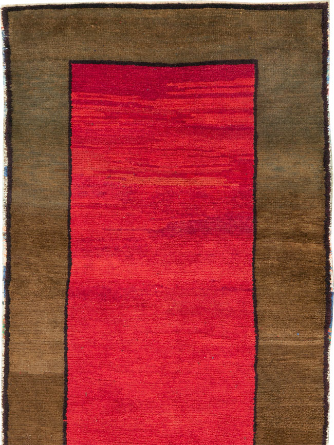 Vintage Turkish Anatolian Wide Gallery Runner, No.30286 - Gsblank