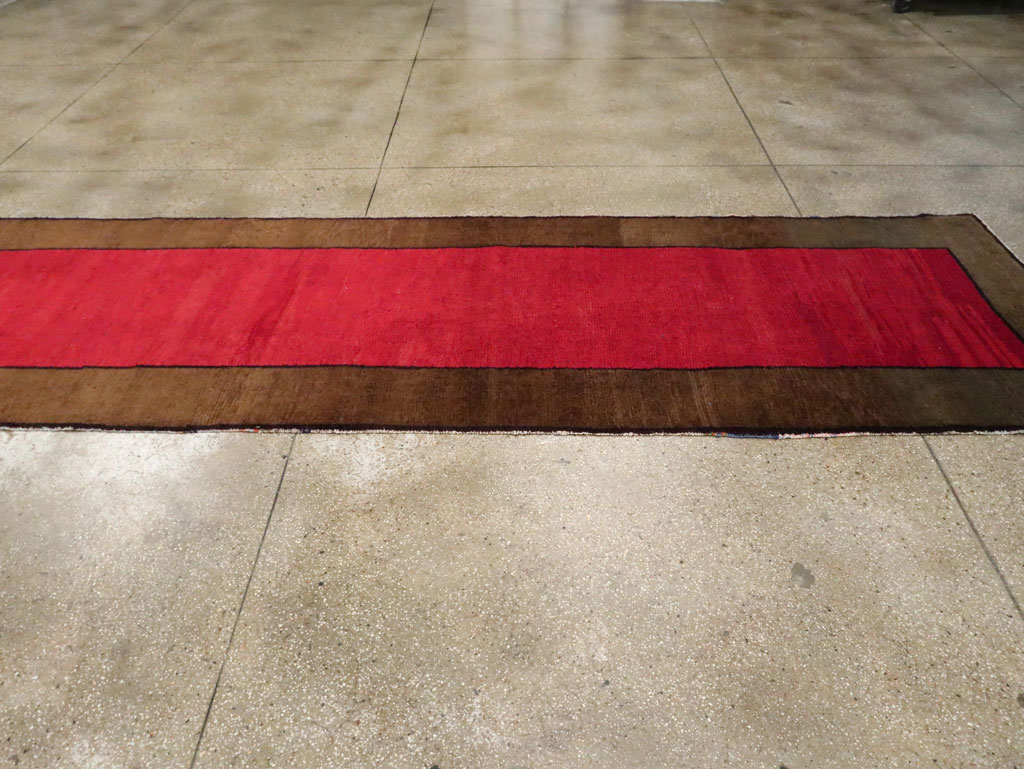 Vintage Turkish Anatolian Wide Gallery Runner, No.30286 - Gsblank