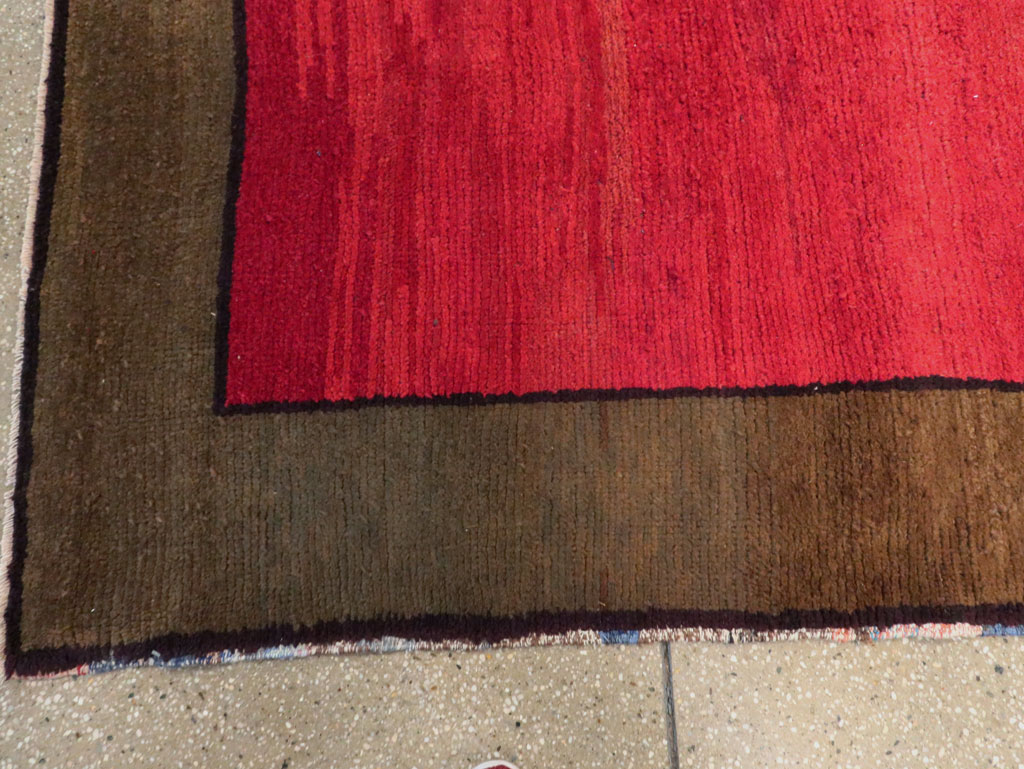 Vintage Turkish Anatolian Wide Gallery Runner, No.30286 - Gsblank