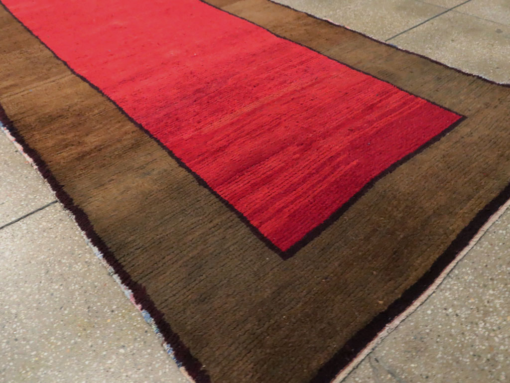 Vintage Turkish Anatolian Wide Gallery Runner, No.30286 - Gsblank