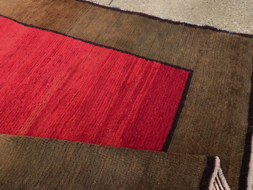 Vintage Turkish Anatolian Wide Gallery Runner, No.30286 - Gsblank