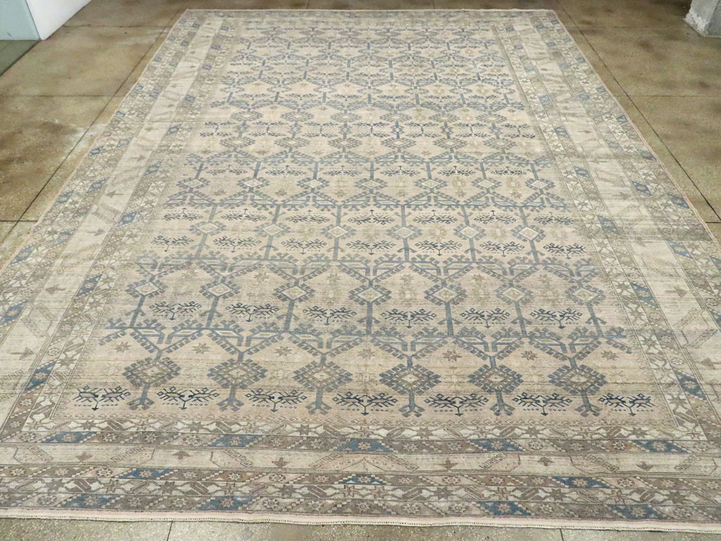 Antique Turkish Oushak Large Carpet, No.30289 - Gsblank