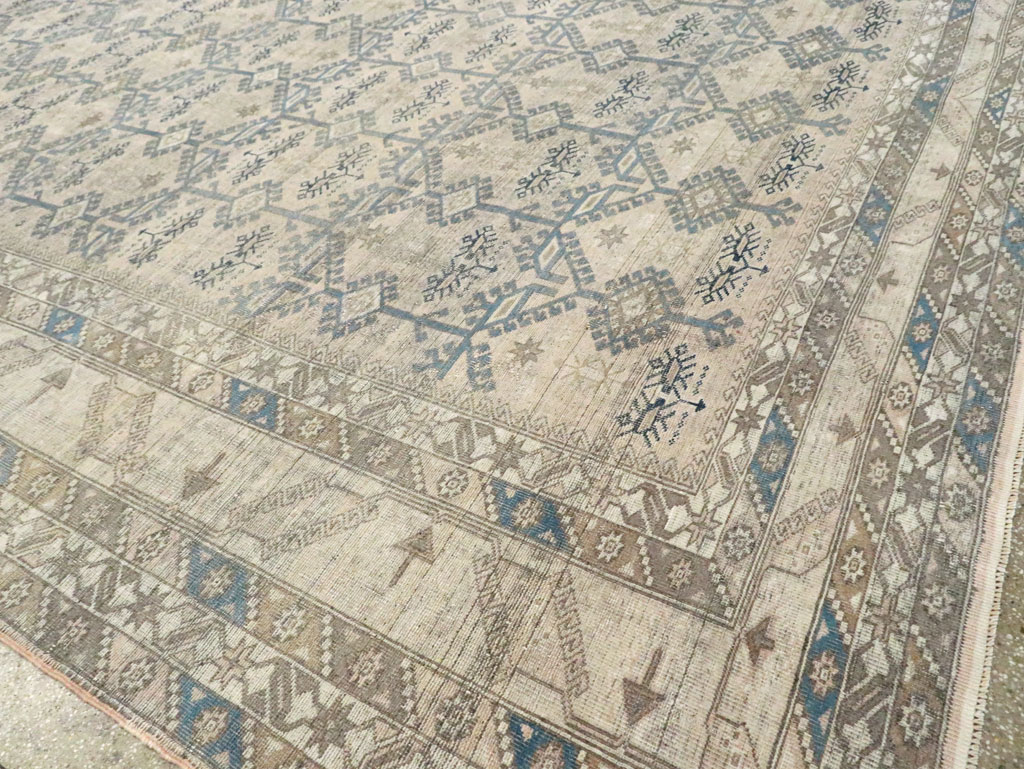 Antique Turkish Oushak Large Carpet, No.30289 - Gsblank