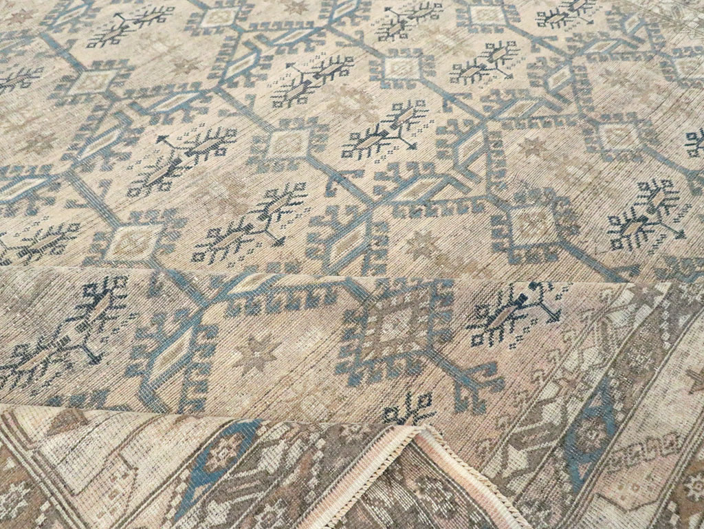 Antique Turkish Oushak Large Carpet, No.30289 - Gsblank