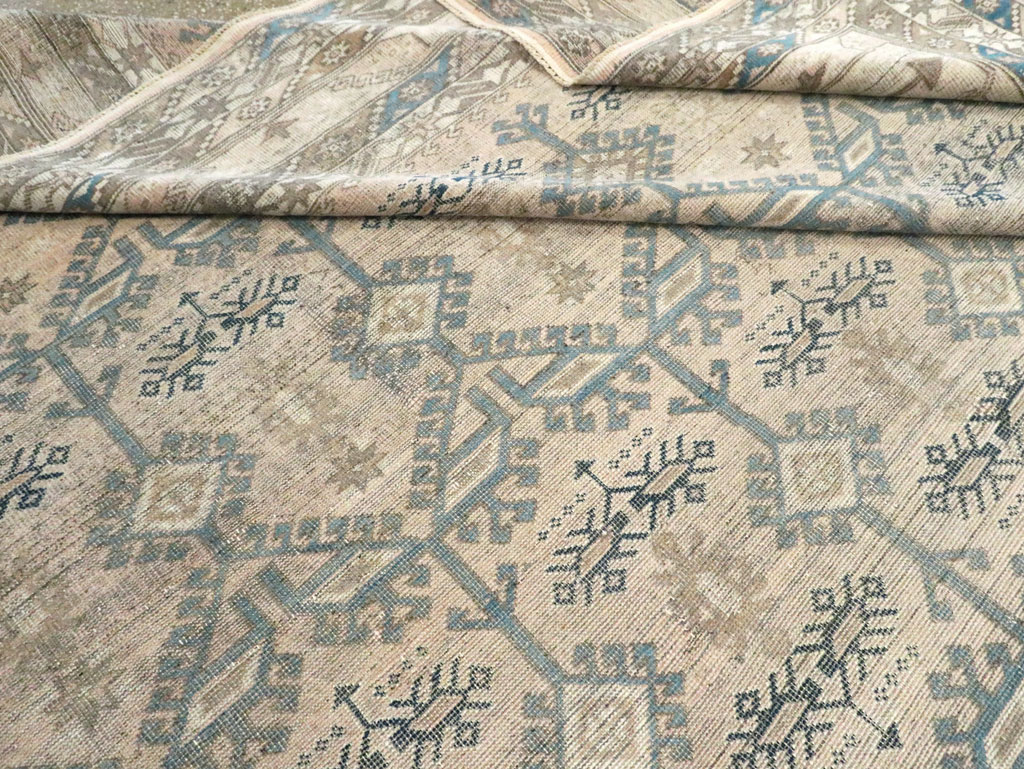 Antique Turkish Oushak Large Carpet, No.30289 - Gsblank