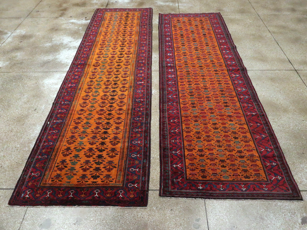 Vintage Northwest Persian Runner (Pair: 1 of 2), No.30291 - Gsblank