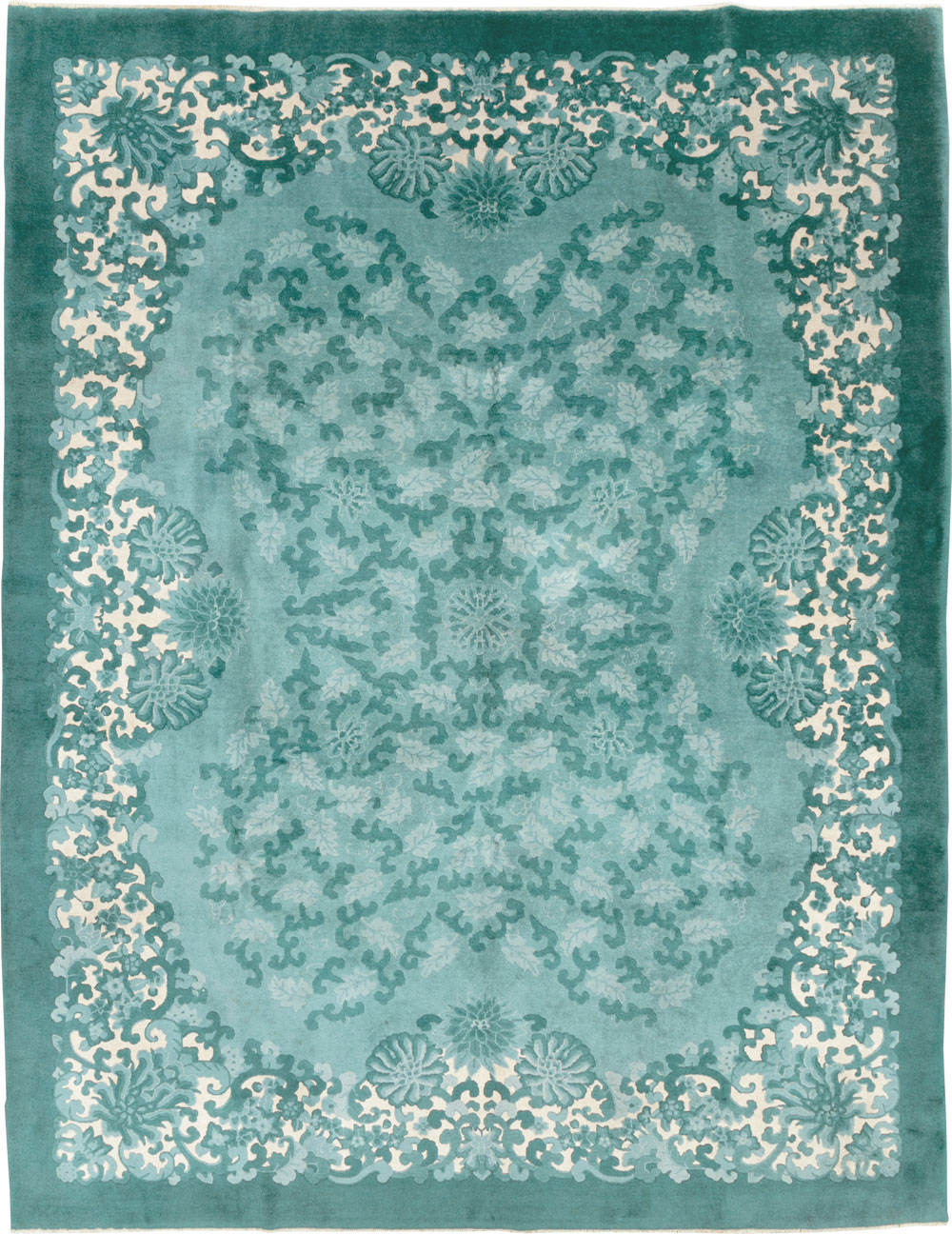 Mid-20th Century Chinese Art Deco Room Size Carpet, No.30293 - Gsblank