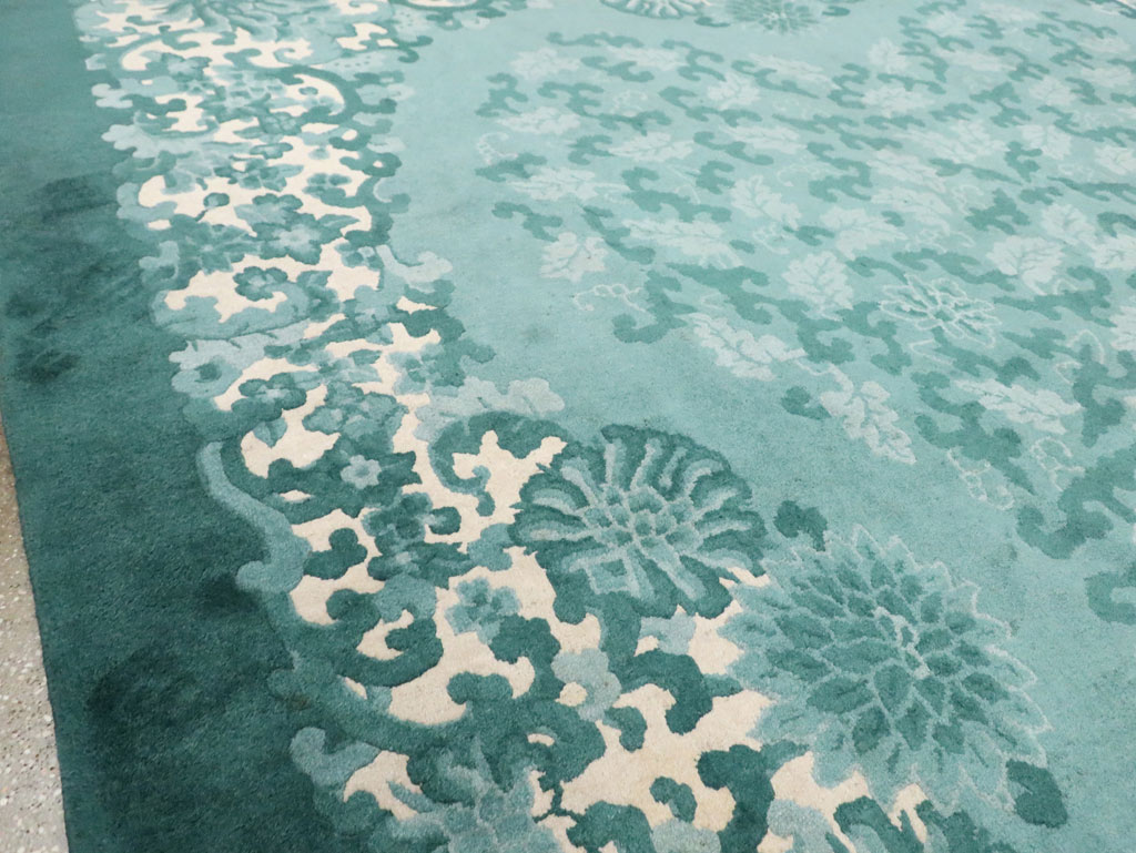 Mid-20th Century Chinese Art Deco Room Size Carpet, No.30293 - Gsblank