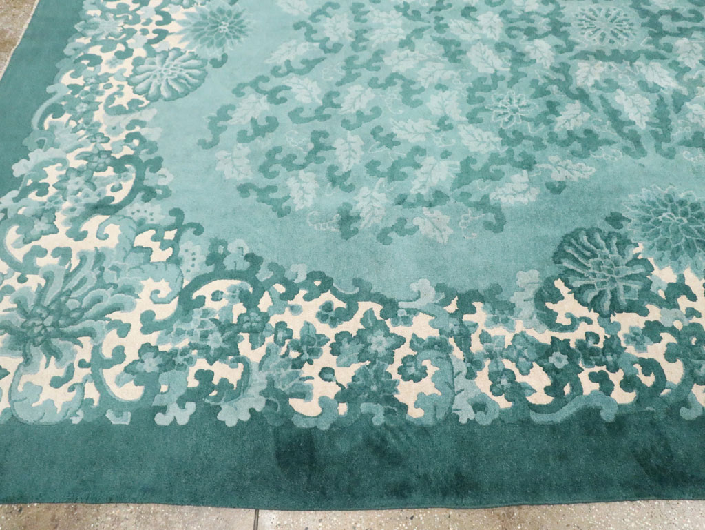 Mid-20th Century Chinese Art Deco Room Size Carpet, No.30293 - Gsblank