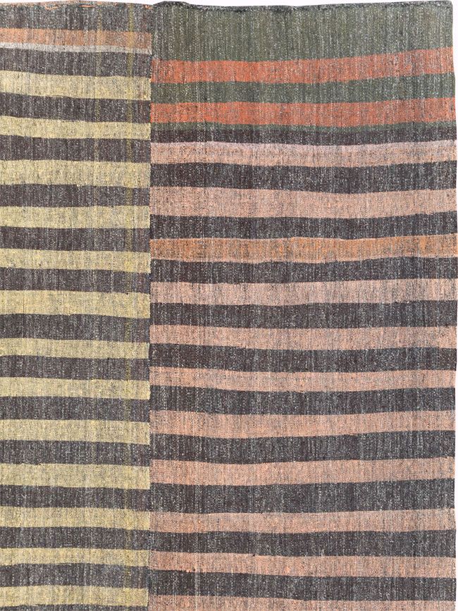 Vintage Turkish Flatweave Kilim Oversize Carpet, No.30296 - Gsblank