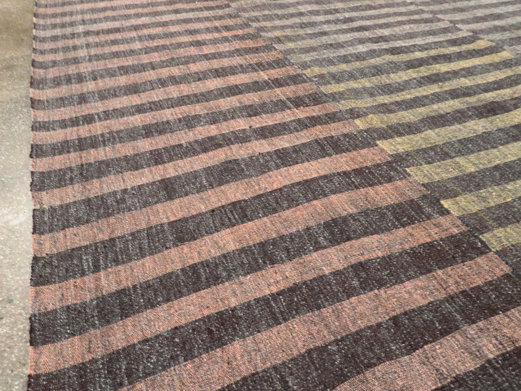 Mid-20th Century Oversize Turkish Flatweave Kilim, No.30296 - Gsblank