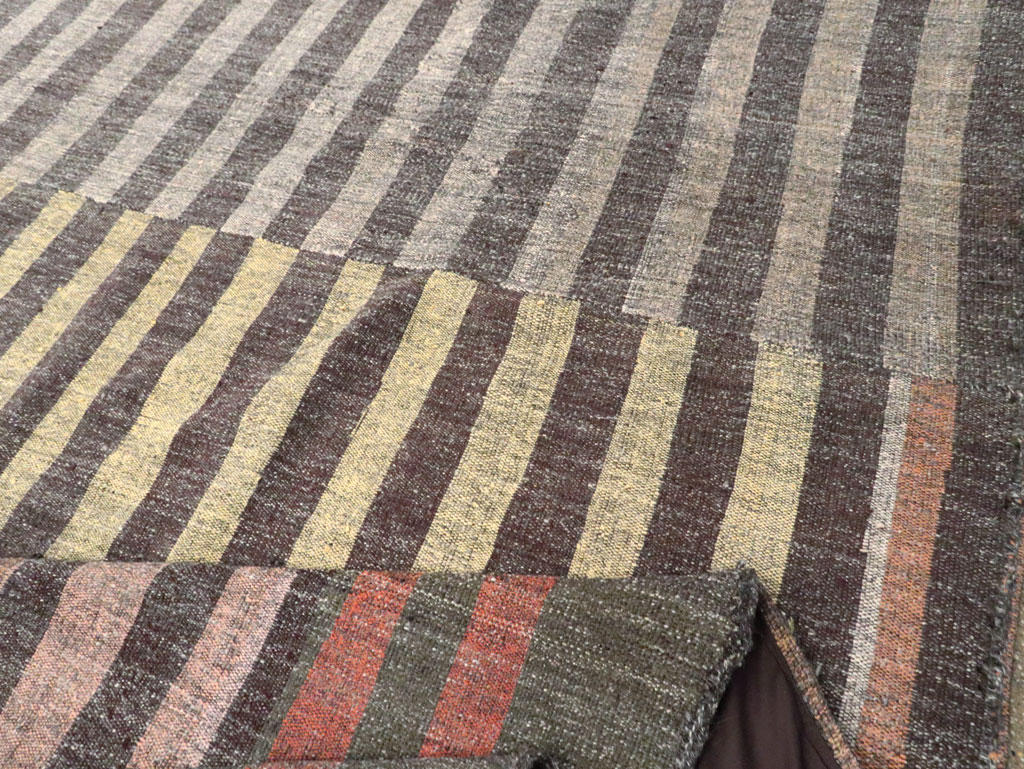 Mid-20th Century Oversize Turkish Flatweave Kilim, No.30296 - Gsblank