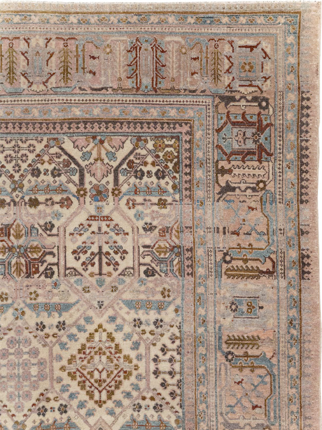 Antique Persian Joshegan Small Room Size Carpet, No.30299 - Gsblank