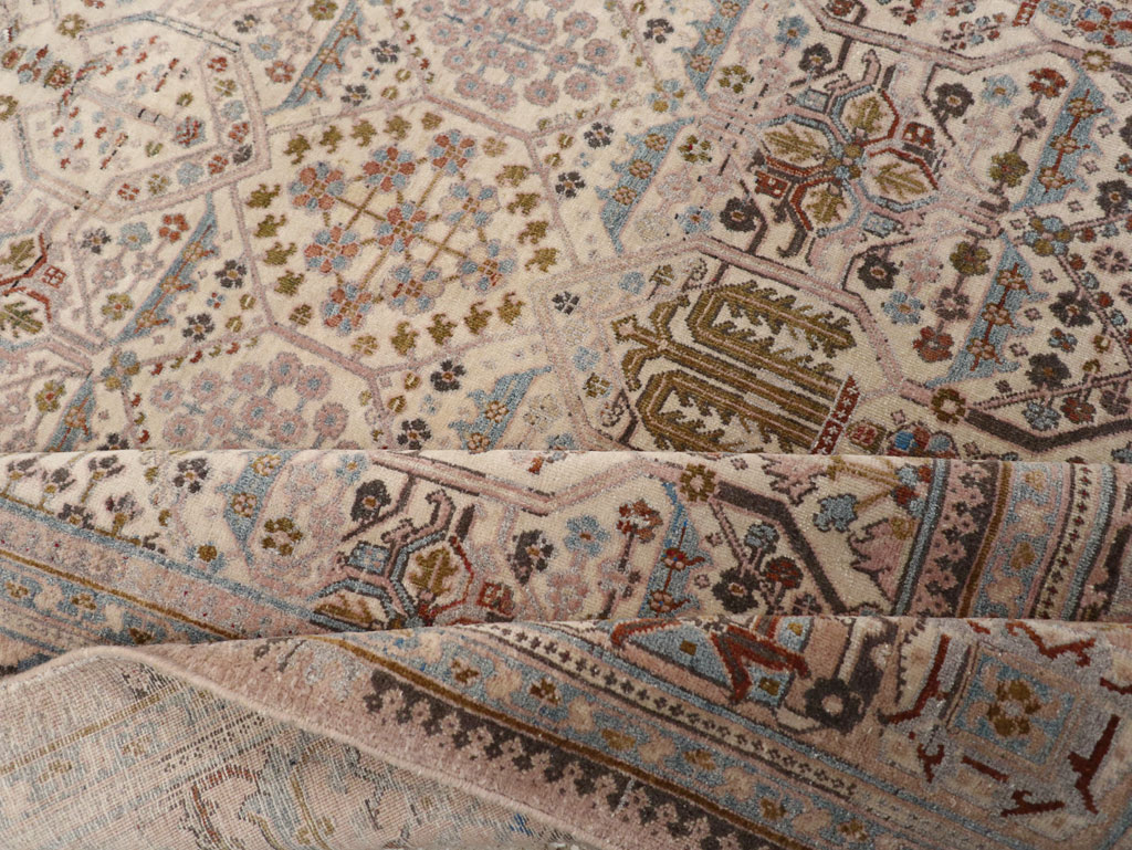 Antique Persian Joshegan Small Room Size Carpet, No.30299 - Gsblank