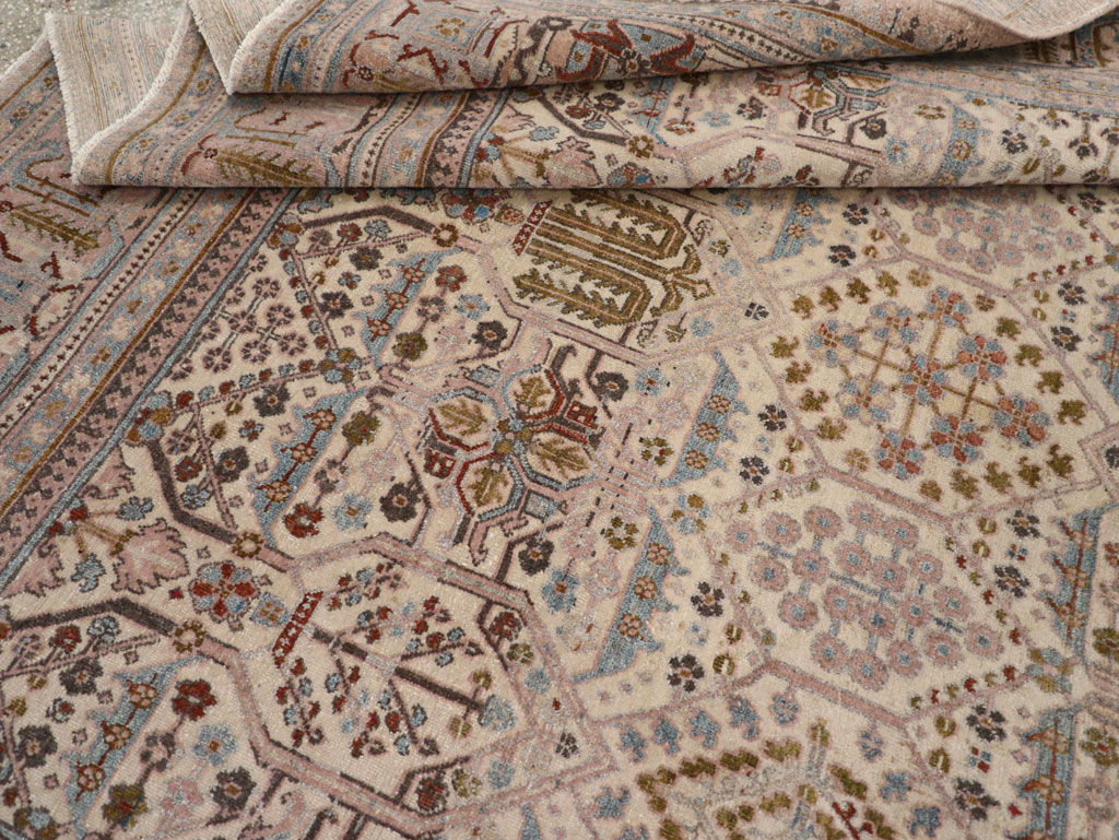 Antique Persian Joshegan Small Room Size Carpet, No.30299 - Gsblank