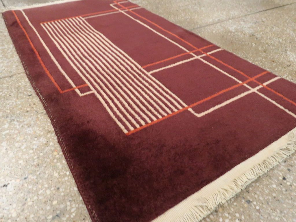 Mid-20th Century Chinese Art Deco Rug, No.30303 - Gsblank