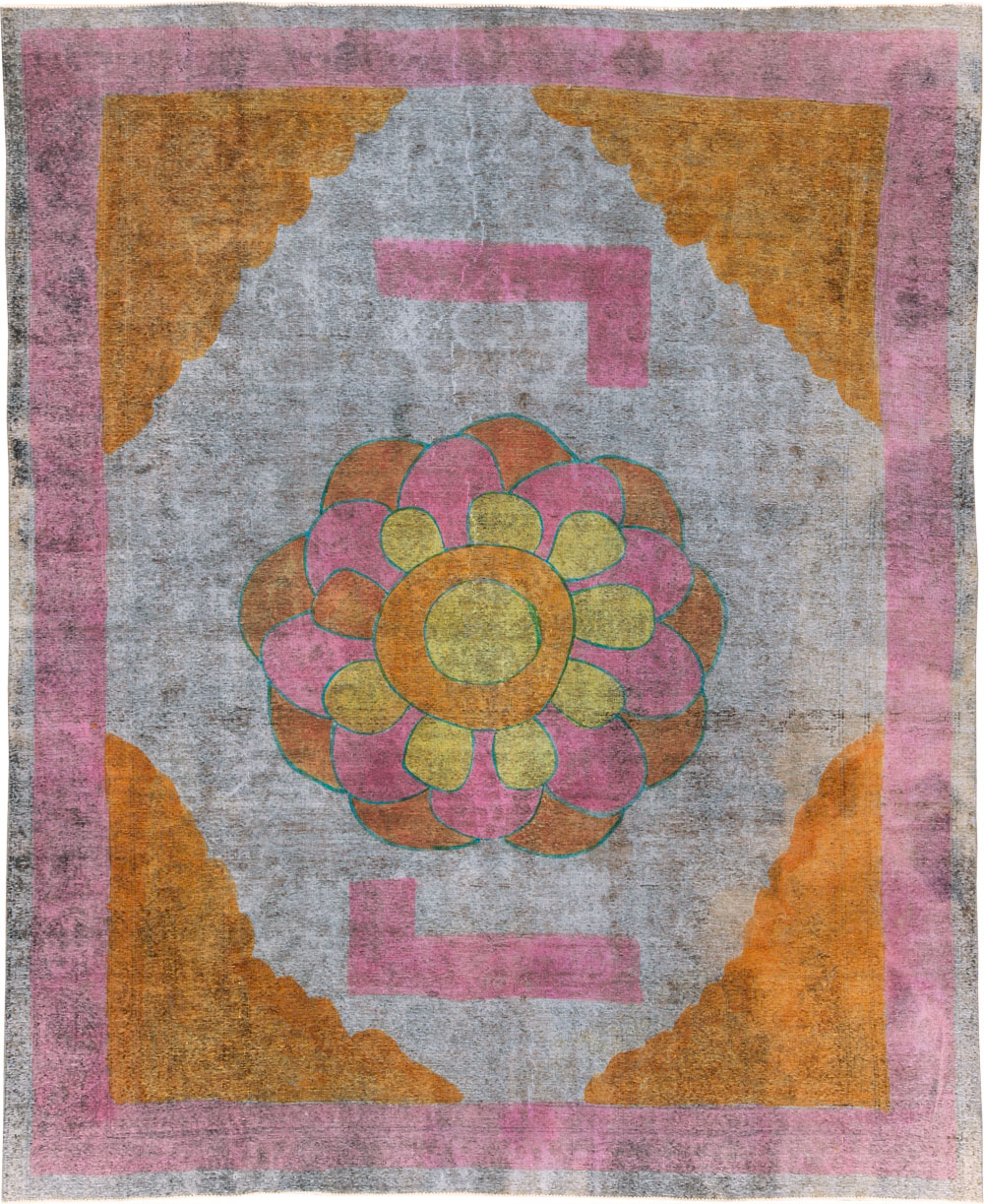 Vintage Persian Tabriz Carpet, No.30306 - Gsblank