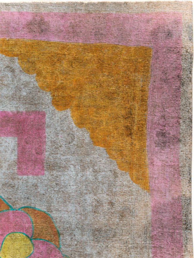 Vintage Persian Tabriz Carpet, No.30306 - Gsblank