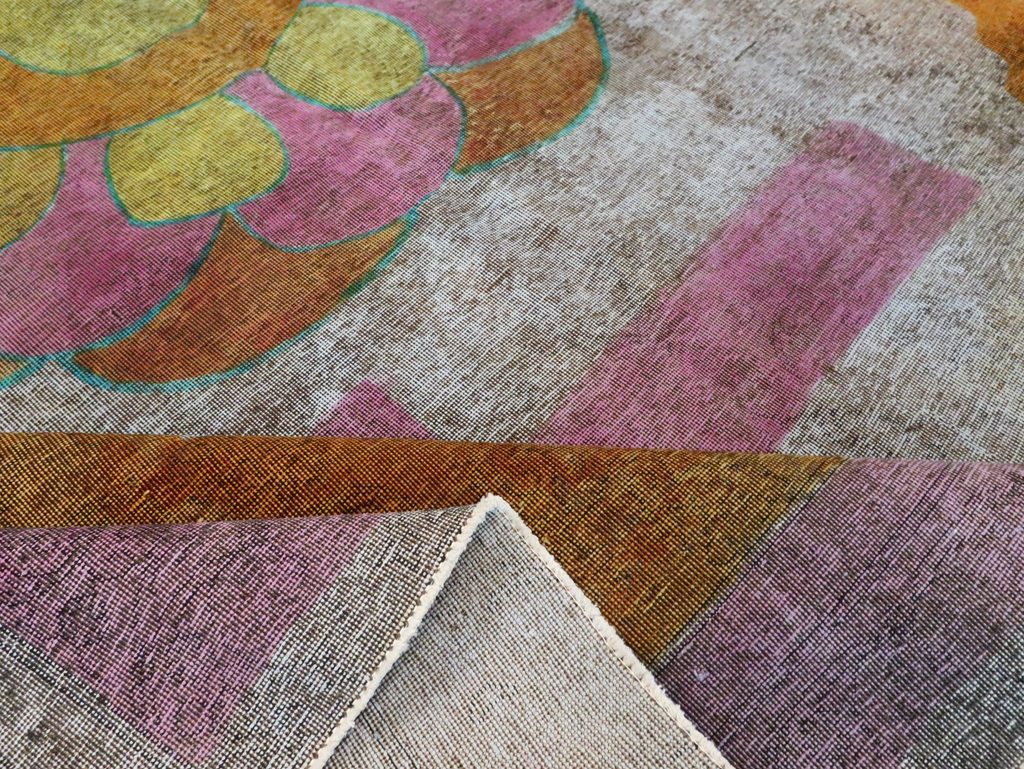 Vintage Persian Tabriz Carpet, No.30306 - Gsblank