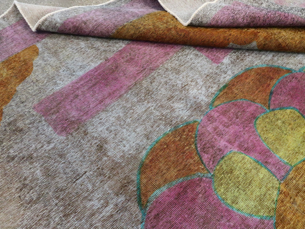 Vintage Persian Tabriz Carpet, No.30306 - Gsblank