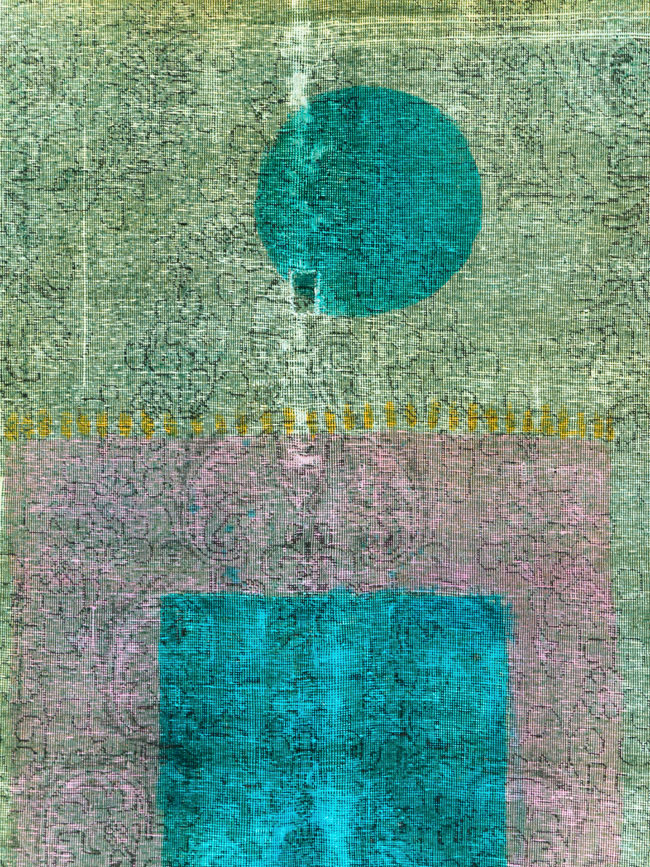 Vintage Persian Tabriz Carpet, No.30307 - Gsblank