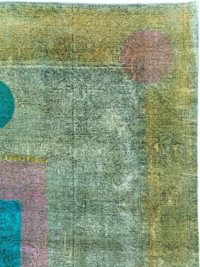 Vintage Persian Tabriz Carpet, No.30307 - Gsblank