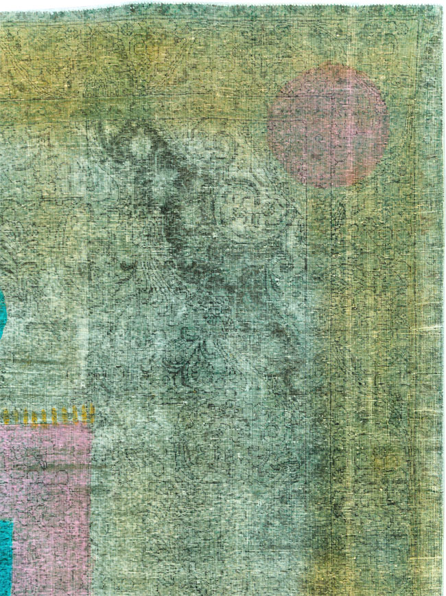 Vintage Persian Tabriz Carpet, No.30307 - Gsblank