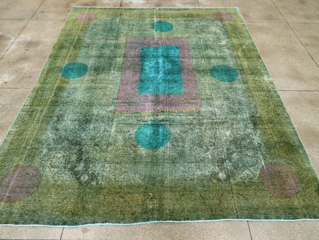 Vintage Persian Tabriz Carpet, No.30307 - Gsblank