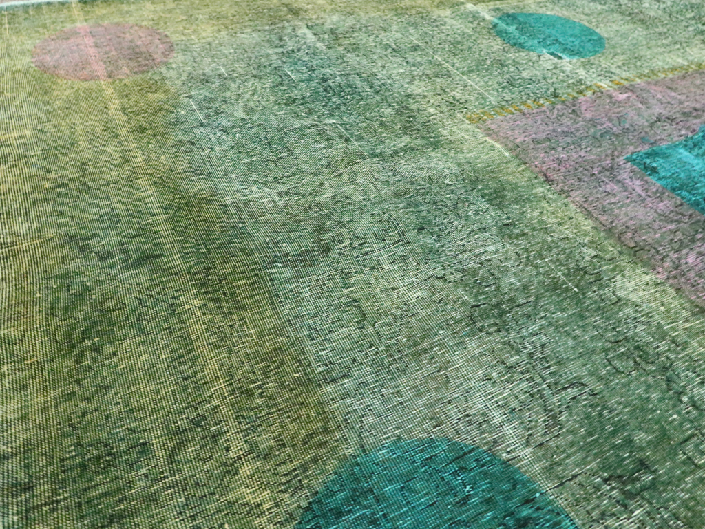 Vintage Persian Tabriz Carpet, No.30307 - Gsblank