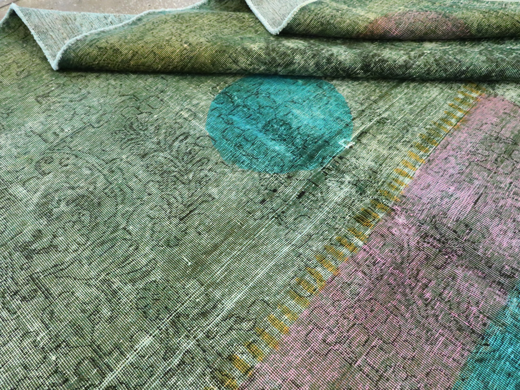 Vintage Persian Tabriz Carpet, No.30307 - Gsblank