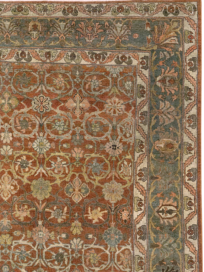 Antique Persian Bidjar Room Size Carpet, No.30315 - Gsblank