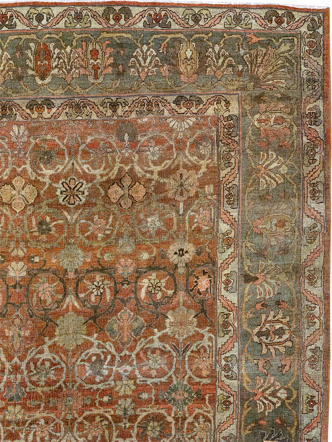 Antique Persian Bidjar Room Size Carpet, No.30315 - Gsblank