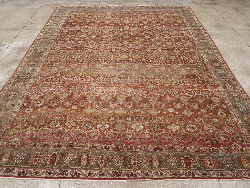 Antique Persian Bidjar Room Size Carpet, No.30315 - Gsblank