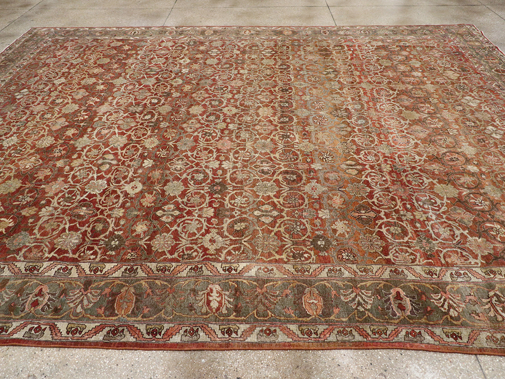 Antique Persian Bidjar Room Size Carpet, No.30315 - Gsblank