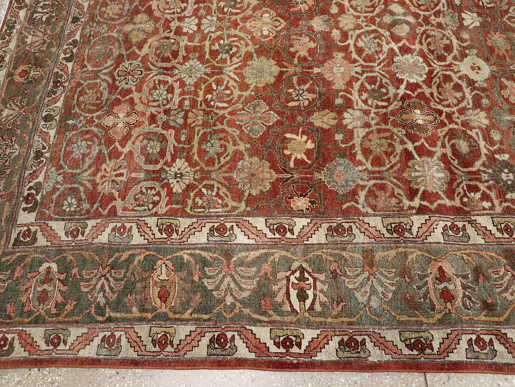 Antique Persian Bidjar Room Size Carpet, No.30315 - Gsblank