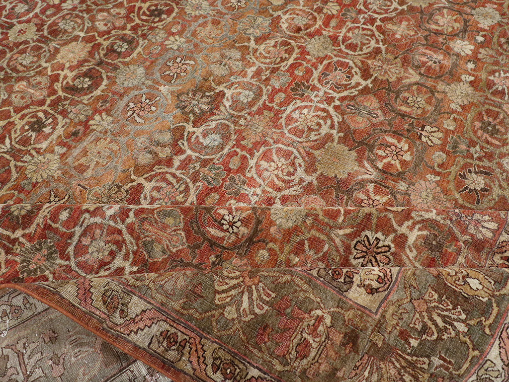 Antique Persian Bidjar Room Size Carpet, No.30315 - Gsblank