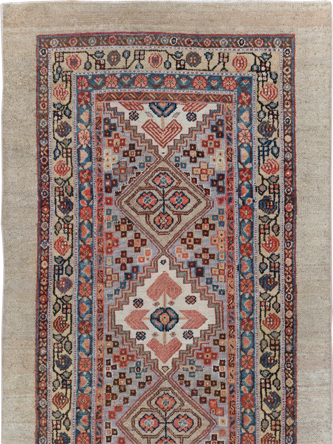 Vintage Persian Serab Long Runner, No.30316 - Gsblank