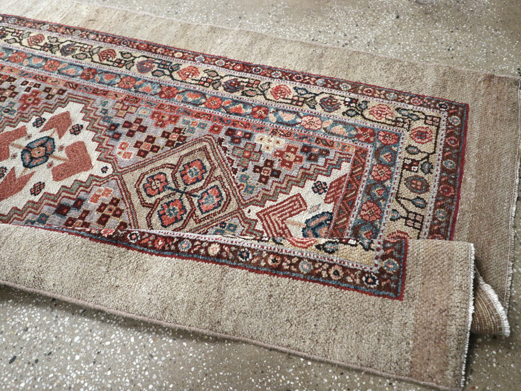 Vintage Persian Serab Long Runner, No.30316 - Gsblank